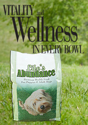 Our dogs eat Life's Abundance Dog Food
